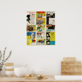 Poster Annonces comiques vintages (Cuisine)