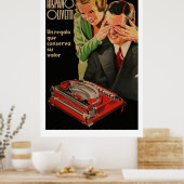 Poster Annonces Olivetti vintages (Restaurées) (Cuisine)