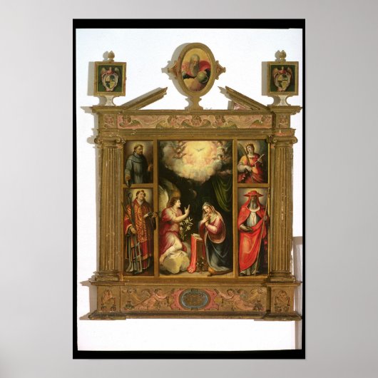 Poster Annonciation, 1581 (Devant)