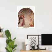 Poster Annonciation Avec Saint Dominique Par Fra Angelico (Bureau à domicile)