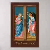 Poster Annonciation de F. Lippi (M 038) (Devant)