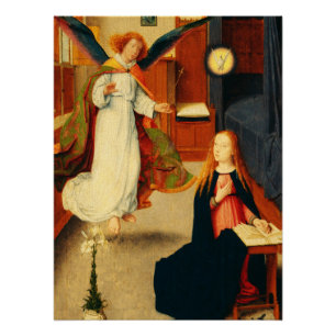Poster Annonciation de la Vierge Marie par Gerard David