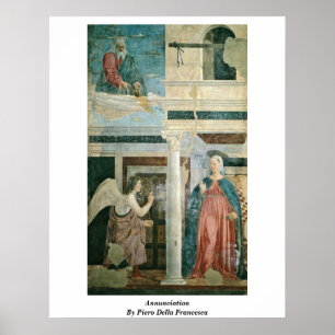 Poster Annonciation De Piero Della Francesca