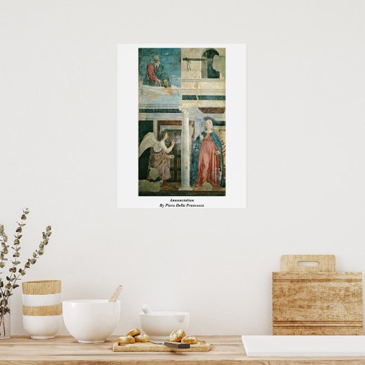 Poster Annonciation De Piero Della Francesca (Cuisine)