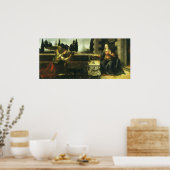 Poster Annonciation du Seigneur par Léonard de Vinci (Cuisine)