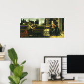 Poster Annonciation du Seigneur par Léonard de Vinci (Bureau à domicile)