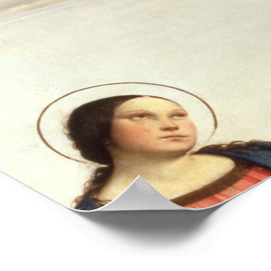 Poster Annonciation et saints (Coin)