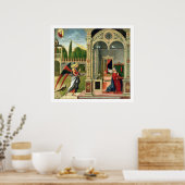 Poster Annonciation (huile sur panneau) 2 (Cuisine)