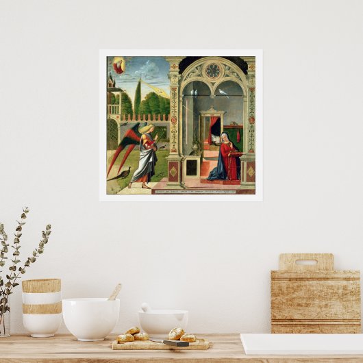 Poster Annonciation (huile sur panneau) 2 (Cuisine)