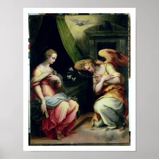 Poster Annonciation (huile sur panneau) 3 (Devant)