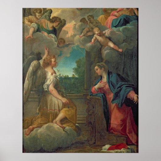 Poster Annonciation (huile sur toile) 2 (Devant)