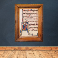 Annonciation Manuscrit lumineux médiéval