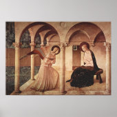 Poster Annonciation (par Fra Angelico) (Devant)