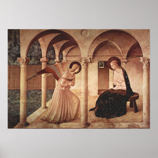 Poster Annonciation (par Fra Angelico)