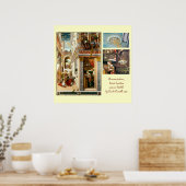 Poster Annonciation ,Saint Emidius et un OVNI (Cuisine)