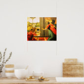 Poster Annonciation Vierge Marie & St Michael Archangel (Cuisine)
