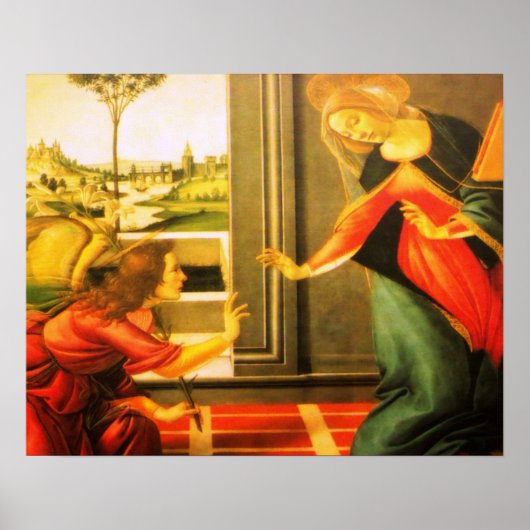 Poster Annonciation Vierge Marie & St Michael Archangel (Devant)
