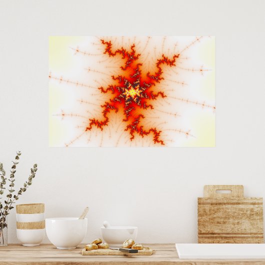 Poster Annuler Fractal (Cuisine)