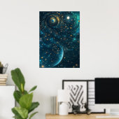 Poster Annuler l'éclipse (Bureau à domicile)