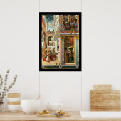 Poster Annunciation ,Saint Emidius and an OVNI (Cuisine)