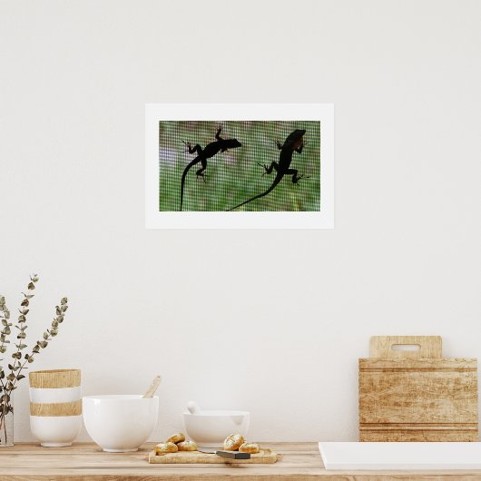 Poster Anole double (Cuisine)
