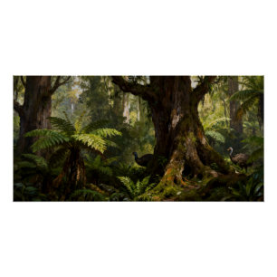 Poster Anomalopteryx didiformis – Petit Moa de la Brousse