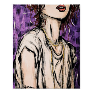 Poster Anonymat 1 | Portrait féminin contemporain