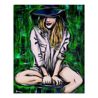 Poster Anonymat 3 | Portrait féminin contemporain