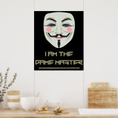 Poster Anonyme I Am Game Master PZ1 Project Zorgo (Cuisine)