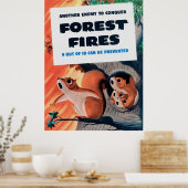 Poster Another Enemy To Conquer Forest Fires (Cuisine)