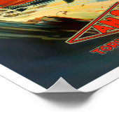 Poster Ansaldo vintage voiture ad (Coin)