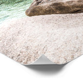 Poster Anse Cocos Seychelles La Digue Beach cadeau (Coin)