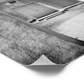 Poster Ansel Adams - Entrée de l'église - Nouveau-Mexique (Coin)