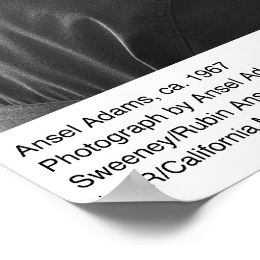 Poster Ansel Adams Self Portrait, vers 1967 (Coin)