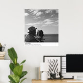 Poster Ansel Adams Self Portrait, vers 1967 (Bureau à domicile)