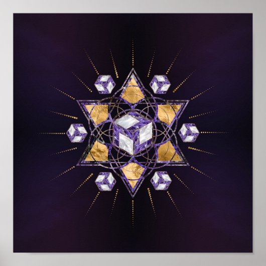 Poster Antahkarana dans Sacred Geometry Orament (Devant)