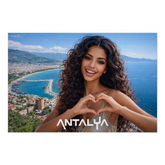 POSTER ANTALYA - TURQUIE (Devant)