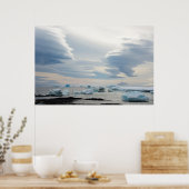 Poster Antarctique. Brown Bluff. Nuages lenticulaires (Cuisine)