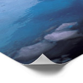 Poster Antarctique. Expédition à travers les échappées de (Coin)