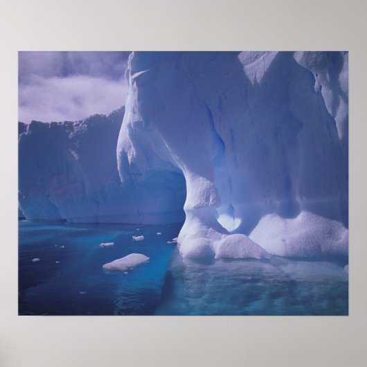 Poster Antarctique. Glaces antarctiques 3 (Devant)