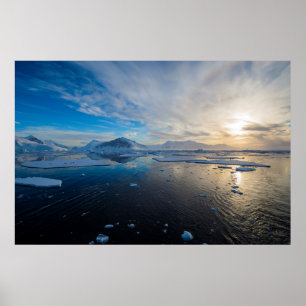 Poster Antarctique. Près de l'île d'Adélaïde. Le Goulot