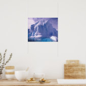 Poster Antarctique. Sauvages de glace antarctique (Cuisine)