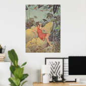 Poster Antaus et Pygmées (Bureau à domicile)
