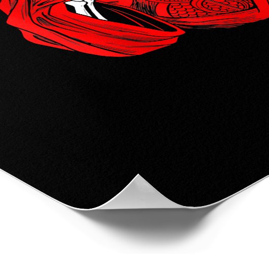 Poster Antéchrist Goat Satan Baphomet (Coin)