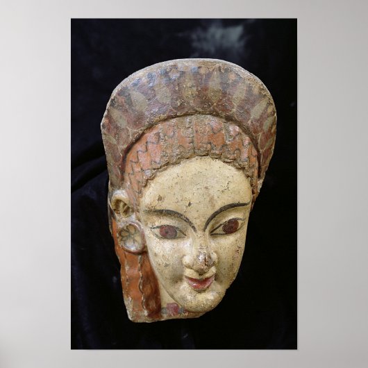 Poster Antefix à la tête d'une femme, de Cervéti (Devant)