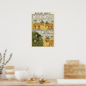 Poster Antelope Anxiety Comic - Nature Documentaire Humou (Cuisine)