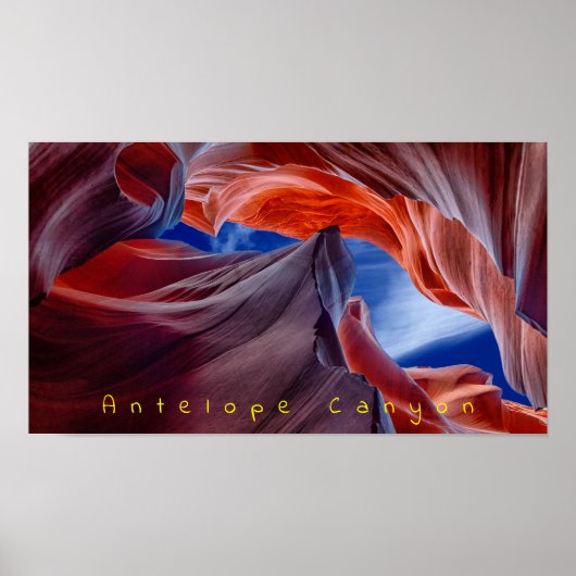 Poster Antelope Canyon Arizona (Devant)