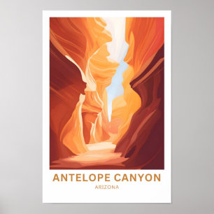 Poster Antelope Canyon Arizona Travel Imprimer
