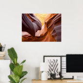 Poster Antelope Canyon ou Corkvis Canyon, Arizona... (Bureau à domicile)