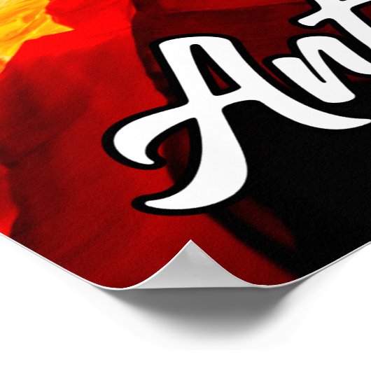 Poster Antelope Canyon, Page, Arizona, États-Unis (Coin)